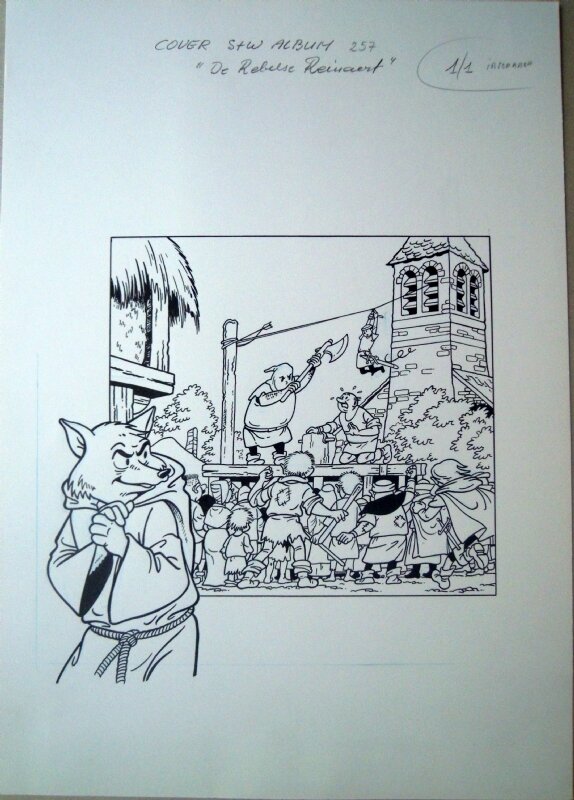 Paul Geerts, Suske en Wiske 257 De rebelse Reinaert - Couverture originale