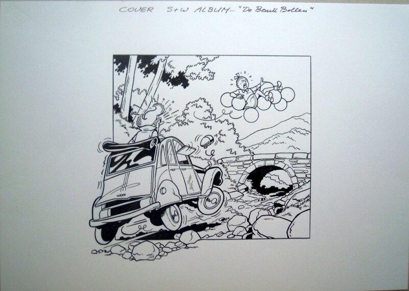 Paul Geerts, Suske en Wiske 260 De bonte bollen - Couverture originale