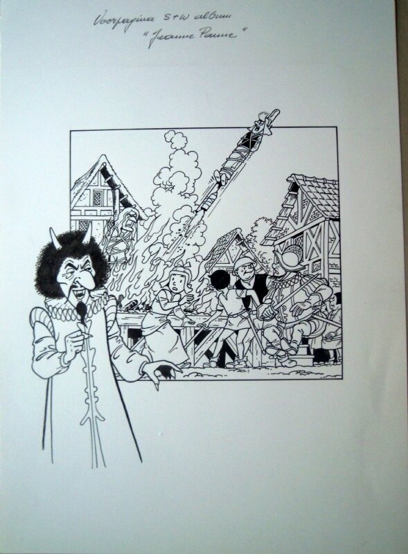 Paul Geerts, Suske en Wiske 264 Jeanne Panne - Couverture originale