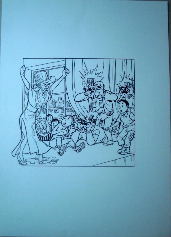 Paul Geerts, Suske en Wiske 265 Papa Razzi - Couverture originale