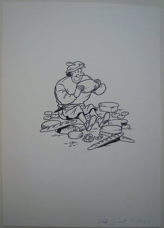 Paul Geerts, Suske en Wiske - De blijde broodeters - Original Cover