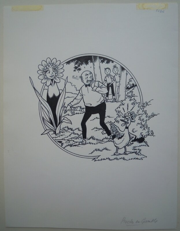 Paul Geerts, Suske en Wiske - De gouden bloem - Original Cover