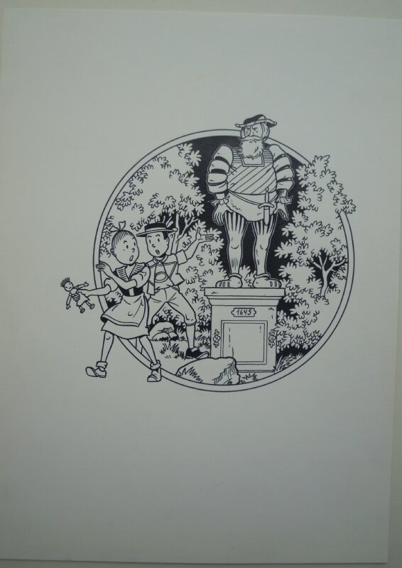 Paul Geerts, Suske en Wiske - De stenen broden - Original Cover