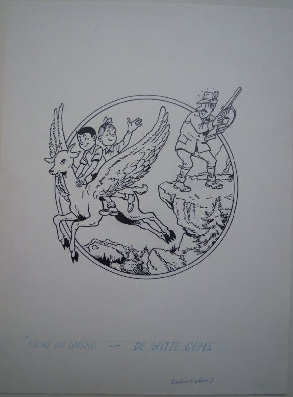 Paul Geerts, Suske en Wiske - De witte gems (vakantieboek 7) - Original Cover