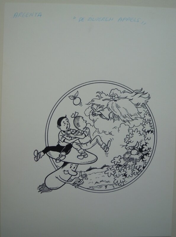 Paul Geerts, Suske en Wiske - De zilveren appels - Original Cover