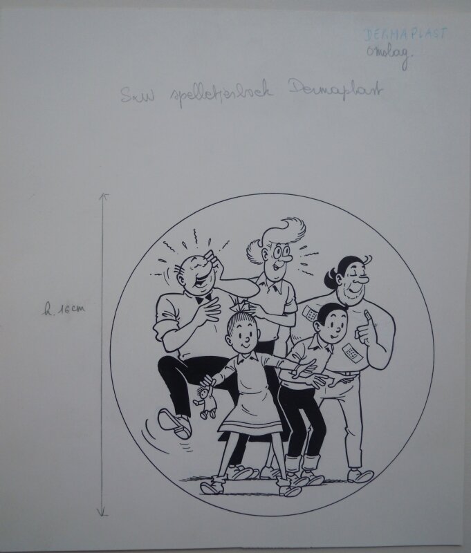 Paul Geerts, Suske en Wiske dermaplast - Original Cover