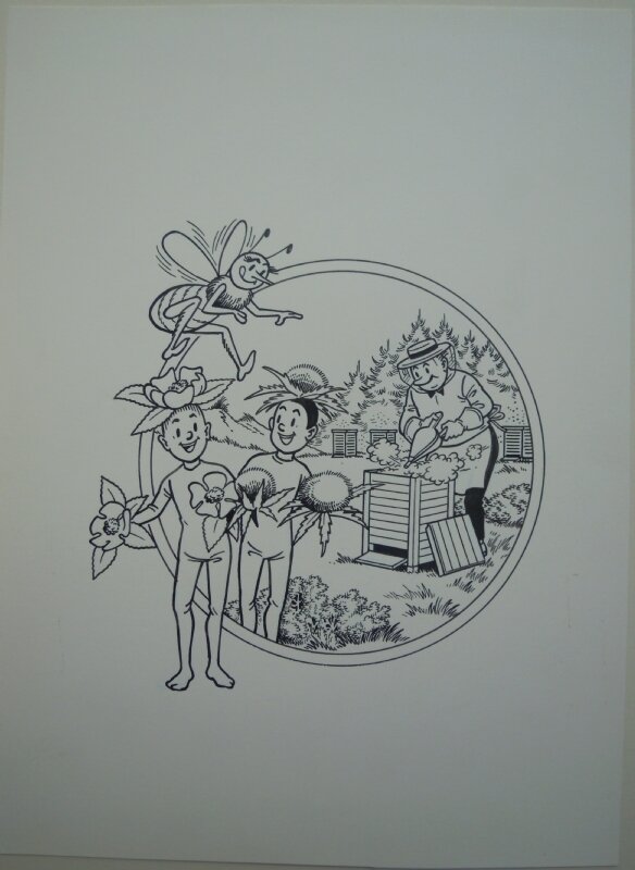 Paul Geerts, Suske en Wiske - Een bij voor jou en mij - Couverture originale