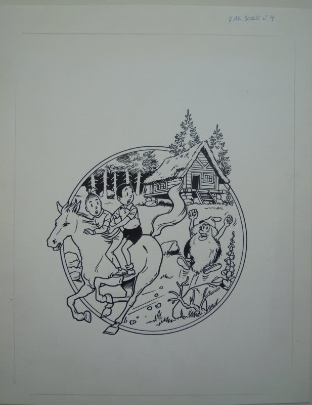 Paul Geerts, Suske en Wiske - Het verborgen volk vakantieboek - Couverture originale
