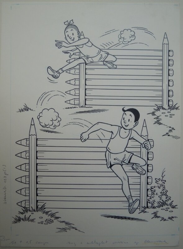 Paul Geerts, Suske en Wiske Kleurboek - Original Cover