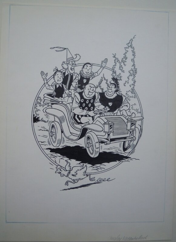 Paul Geerts, Suske en Wiske - omslag vakantieboek - Couverture originale