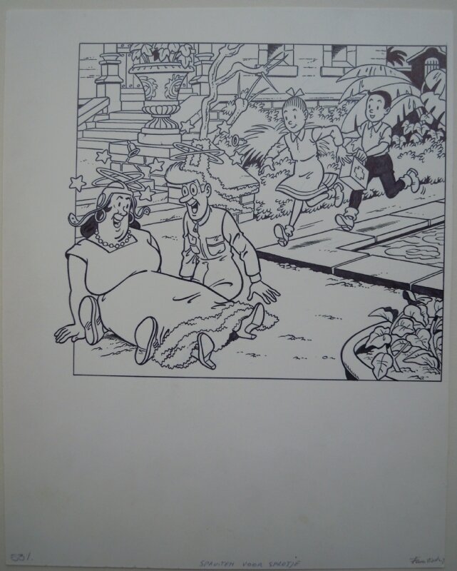 Paul Geerts, Suske en Wiske Spruiten voor sprotje - Couverture originale