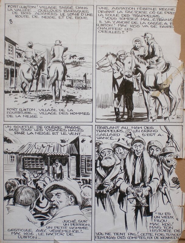 Paul Gillon, Roger Lécureux, Les voleurs de fourrures - Comic Strip