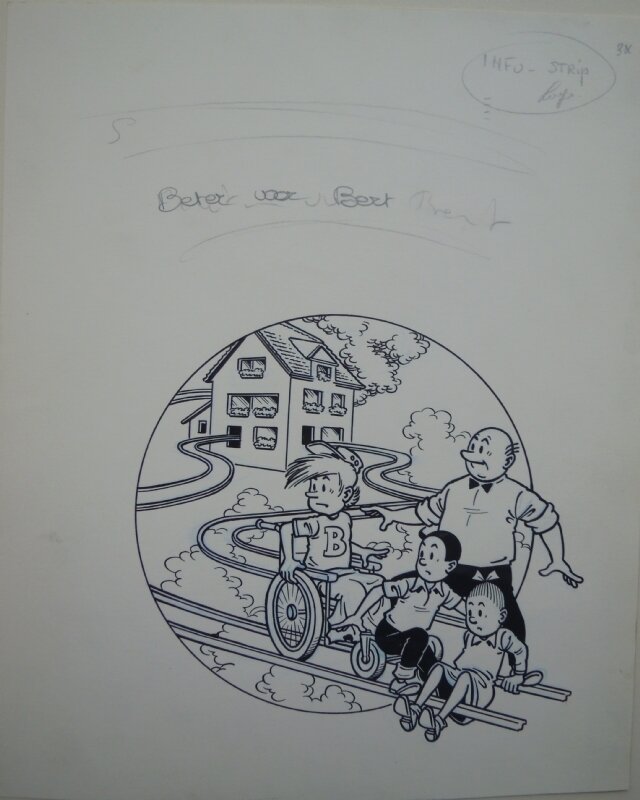 Eugeen Goossens, Suske en Wiske - Beter voor Bert - Couverture originale