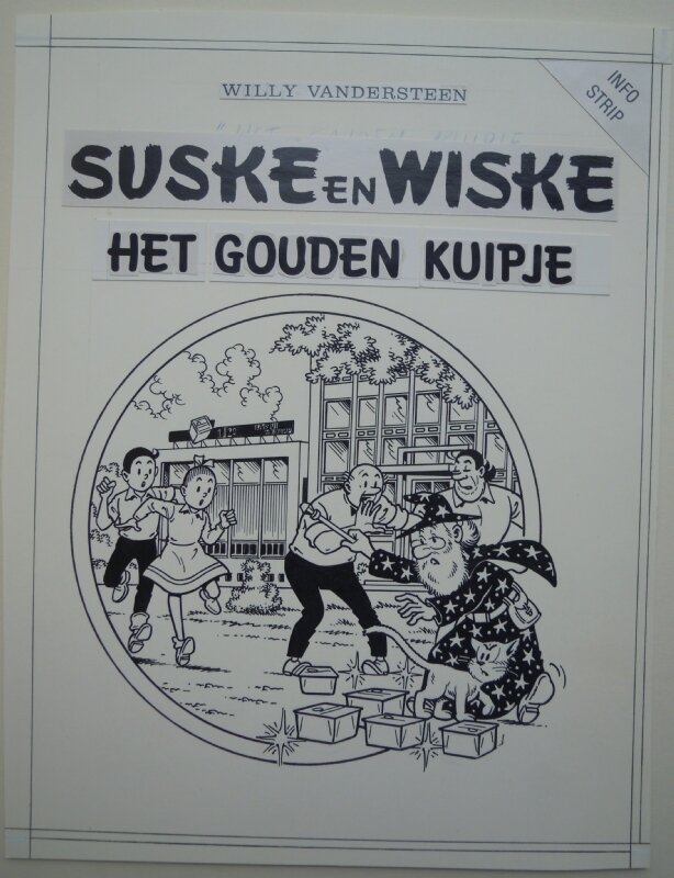 Eugeen Goossens, Suske en Wiske - Het gouden kuipje - Couverture originale