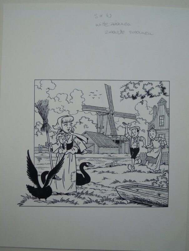 Eugeen Goossens, Suske en Wiske - Witte zwanen zwarte zwanen - Couverture originale