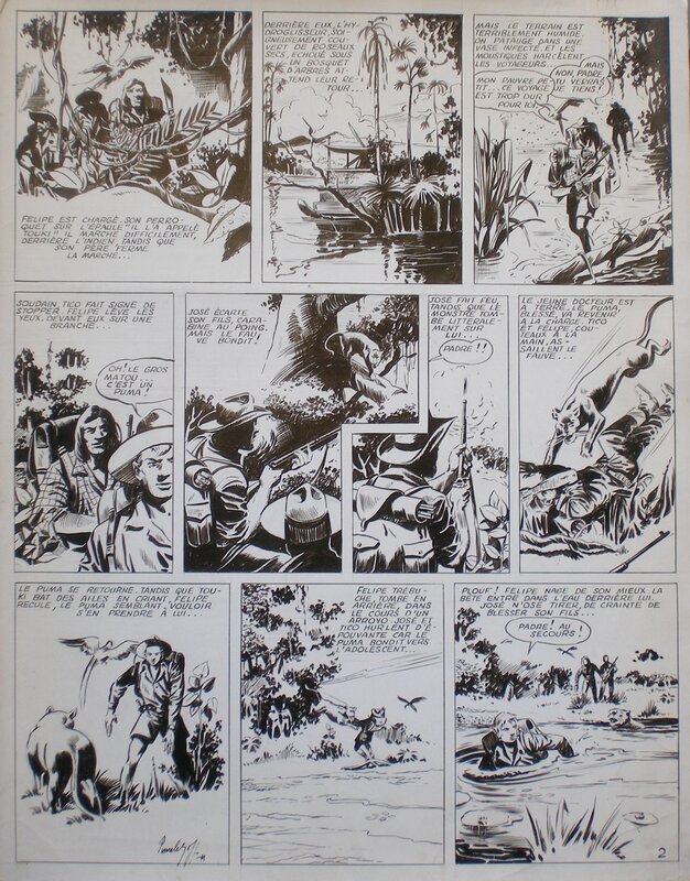 Pierre Le Goff, Chasseurs d'araignées - Comic Strip