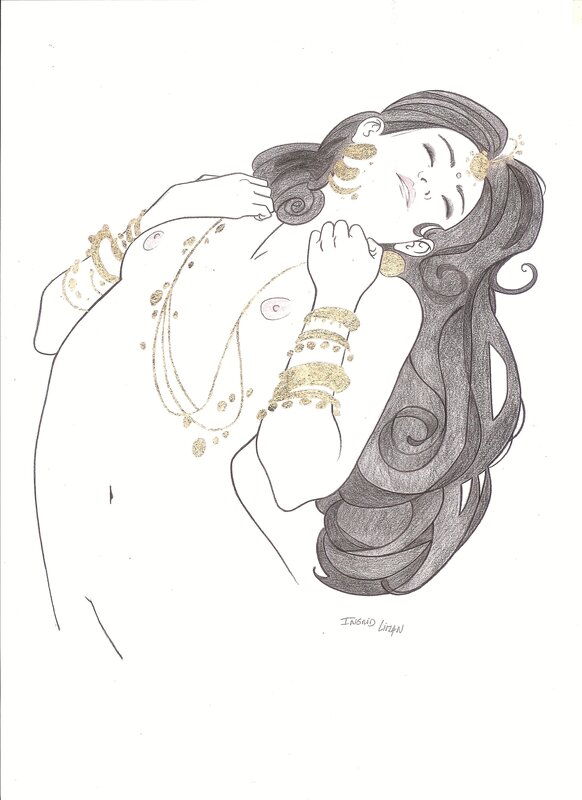 Extase by Ingrid Liman - Original Illustration