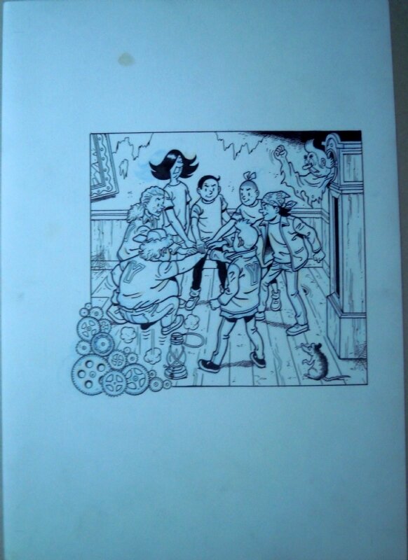 Luc Morjaeu, Het rinkelende raderwerk - Couverture originale