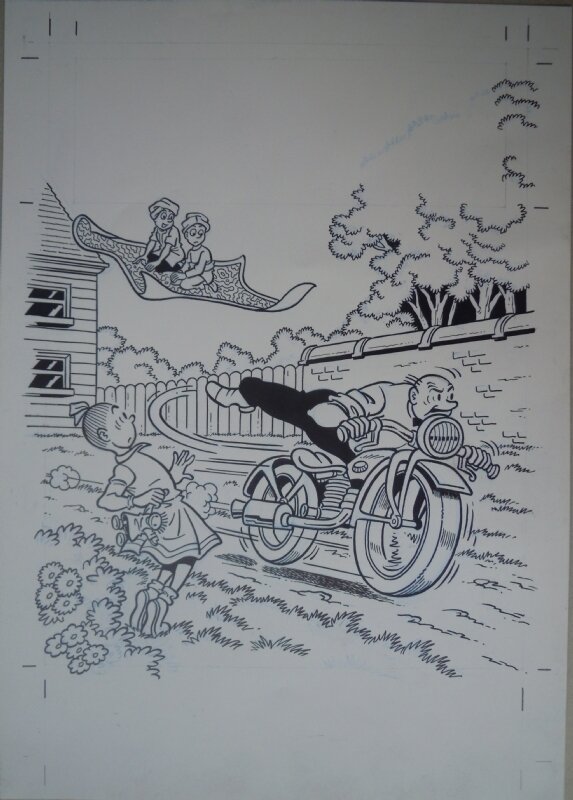Luc Morjaeu, Suske en wiske 126 De windmakers - Couverture originale