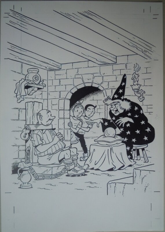 Luc Morjaeu, Suske en Wiske 140 De zwarte madam - Couverture originale