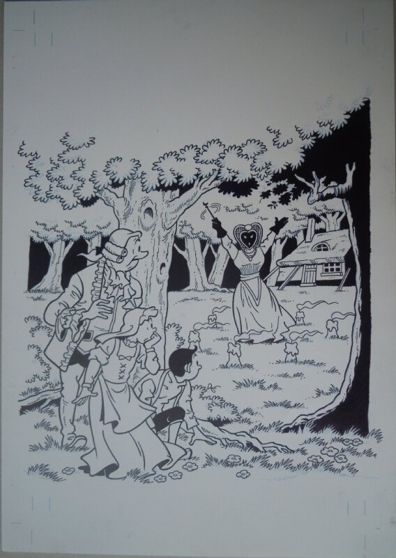 Luc Morjaeu, Suske en Wiske 156 De beminde Barabas - Couverture originale