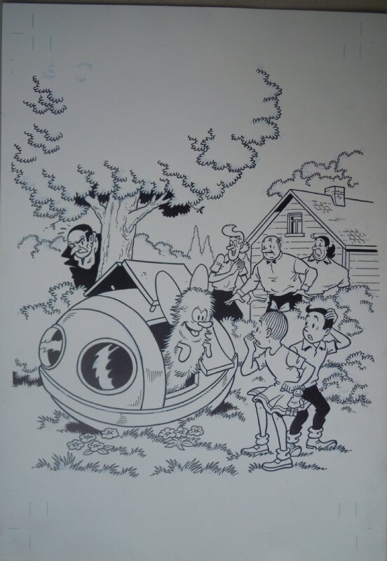 Luc Morjaeu, Suske en Wiske 159 De minilotten van Kokonera - Couverture originale