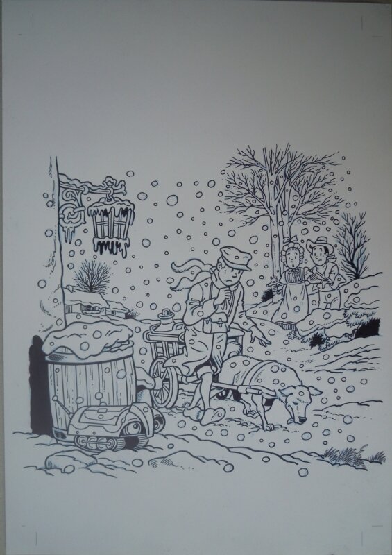 Luc Morjaeu, Suske en Wiske 201 Het dreigende dinges - Couverture originale