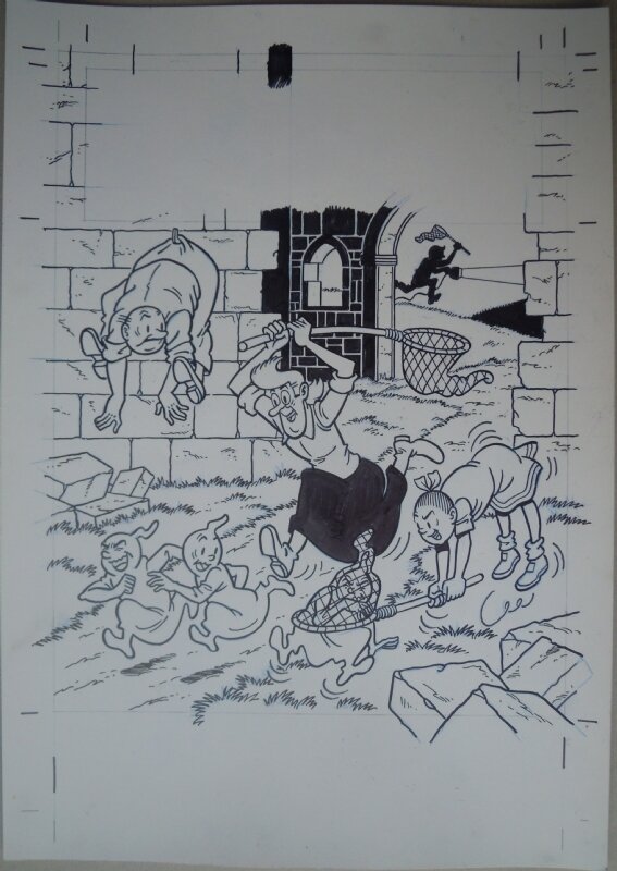 Luc Morjaeu, Suske en Wiske 70 De spokenjagers - Couverture originale