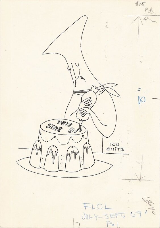 Cake by Ton Smits - Original Illustration