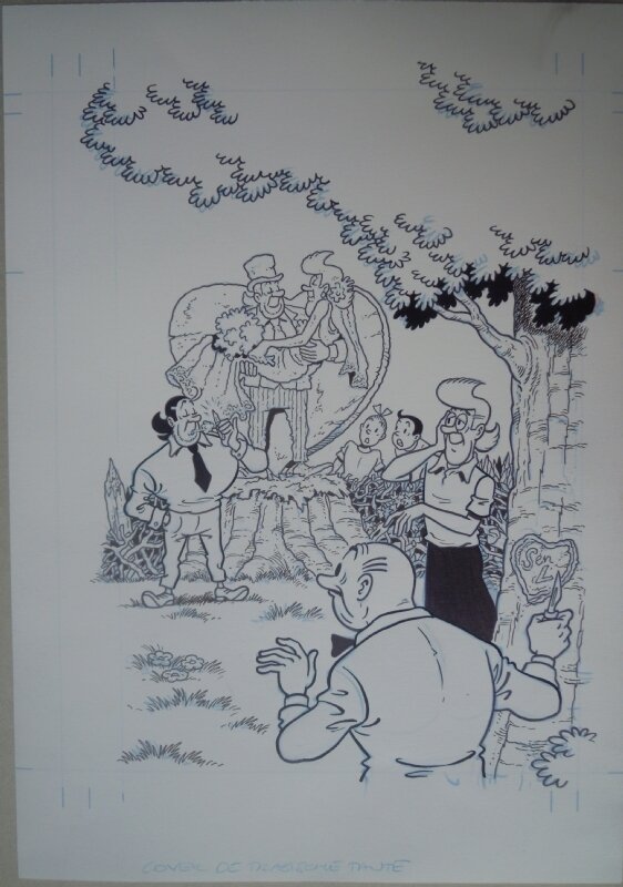Dirk Stallaert, Suske en Wiske - De tragische tante - Couverture originale