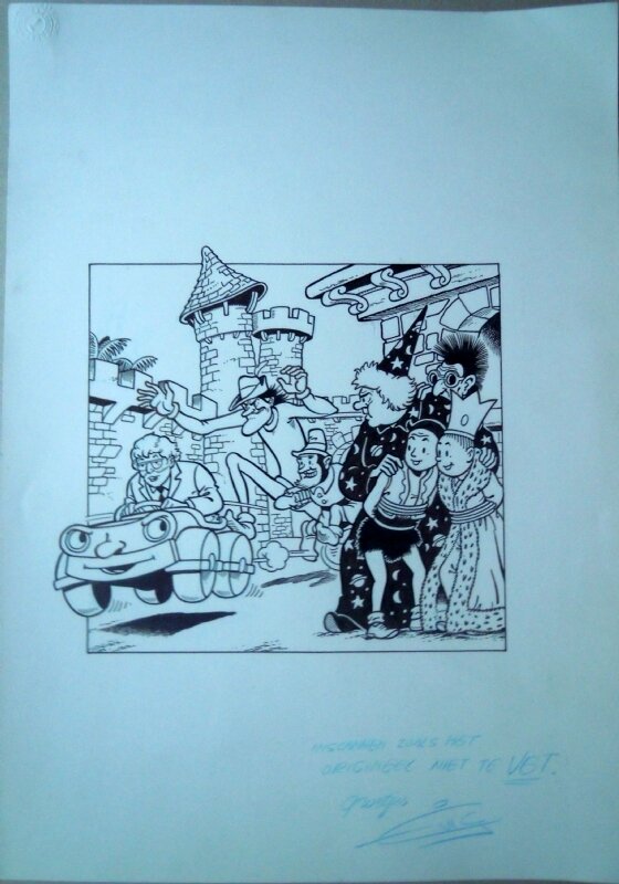 Marc Verhaegen, Eric De Rop, Suske en Wiske 277 De verdwenen verteller - Couverture originale