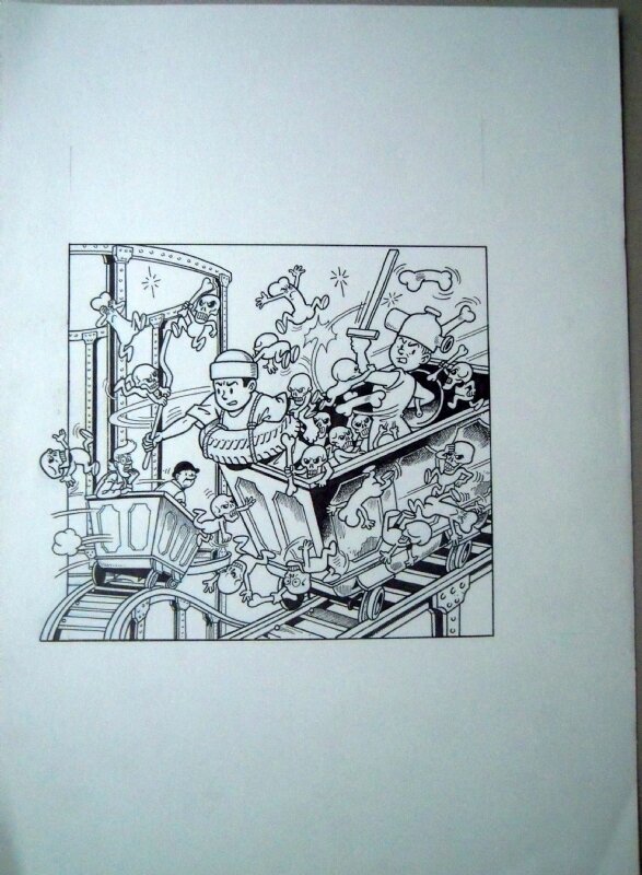 Marc Verhaegen, Suske en Wiske 279 De laatste vloek - Original Cover