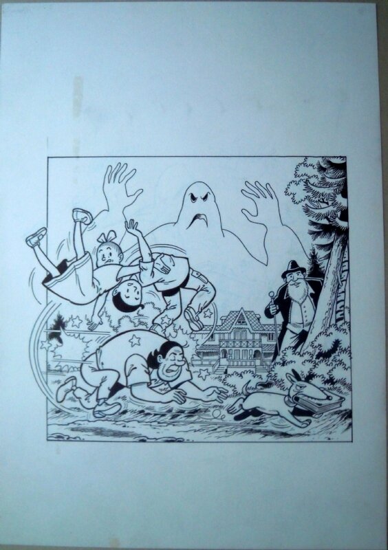 Marc Verhaegen, Suske en Wiske 287 De formidabele fantast - Couverture originale