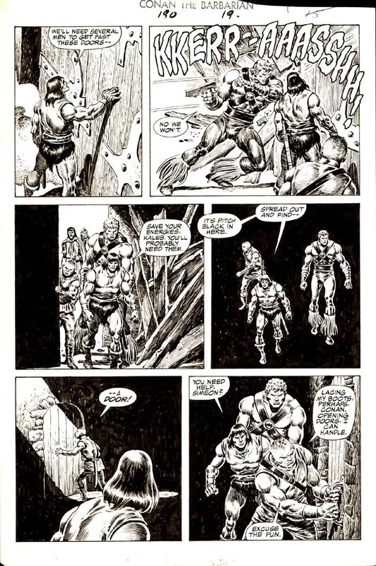 John Buscema, Ernie Chan, Conan the barbarian N°190 - Comic Strip