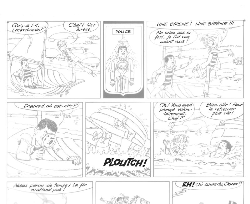 François Craenhals, Georges Chaulet, Les 4 As et le Chateau Mélfique - planche 29 - Comic Strip