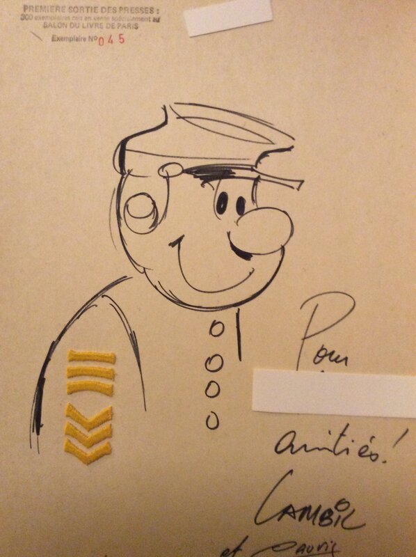 Willy Lambil, Raoul Cauvin, Tuniques Bleues - Chesterfield - Sketch
