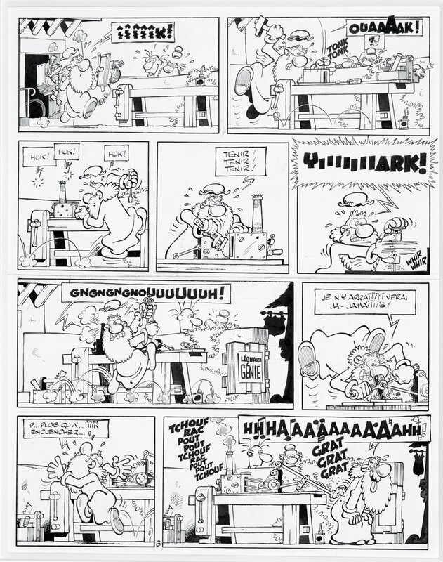 Turk, Bob De Groot, Léonard - Léonard est un génie T.1 - page 6 - Comic Strip