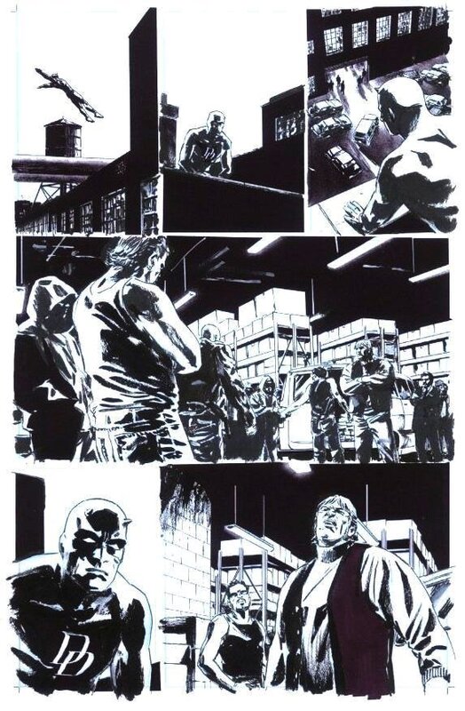 Daredevil par Michael Lark, Ed Brubaker - Planche originale