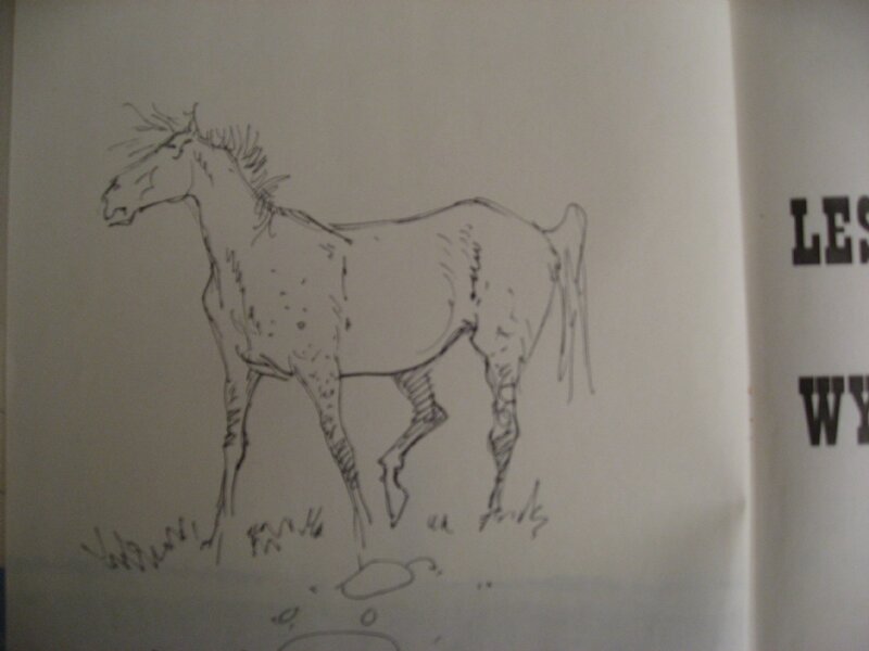 Hermann, Dédicace pour Comanche. - Sketch
