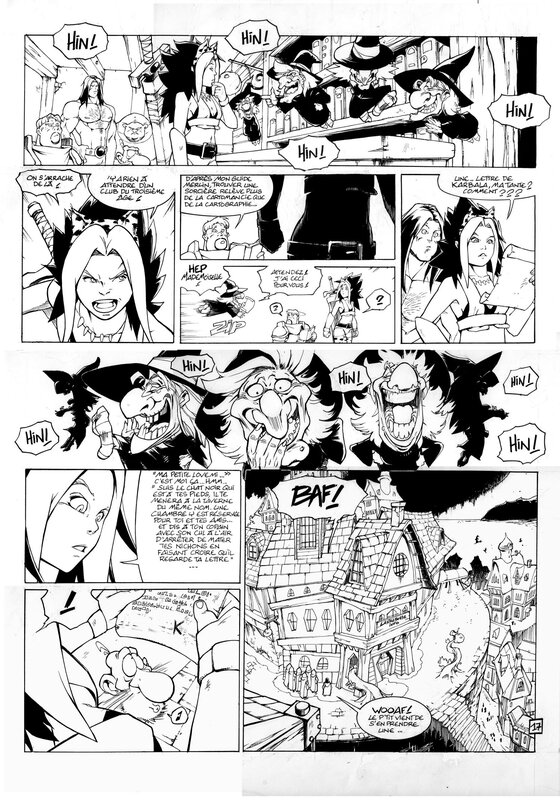 Pierre Loyvet, Eric Hérenguel, Page Originale 17 Kran tome 10 - Planche originale