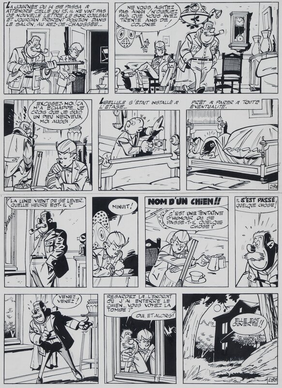 Maurice Tillieux, 1961, Gil Jourdan, Surboum pour 4 roues - planche 28 - Comic Strip