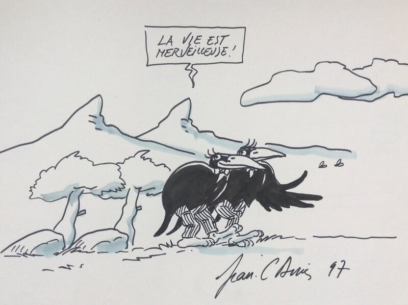 Deux corbeaux par Jean-Claude Denis - Dédicace