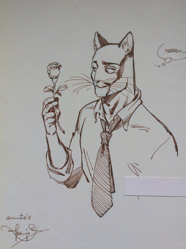 Blacksad by Juanjo Guarnido, Juan Diaz Canales - Sketch