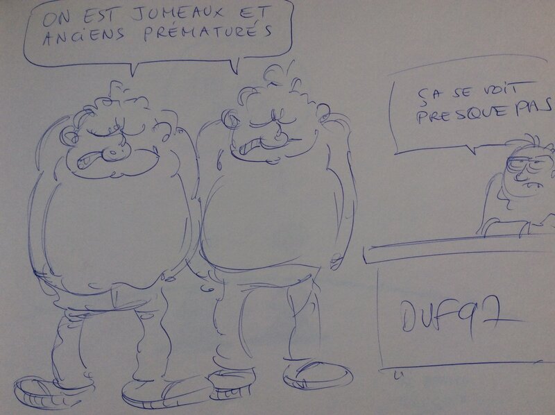 Jumeaux prématurés par Duf - Dédicace