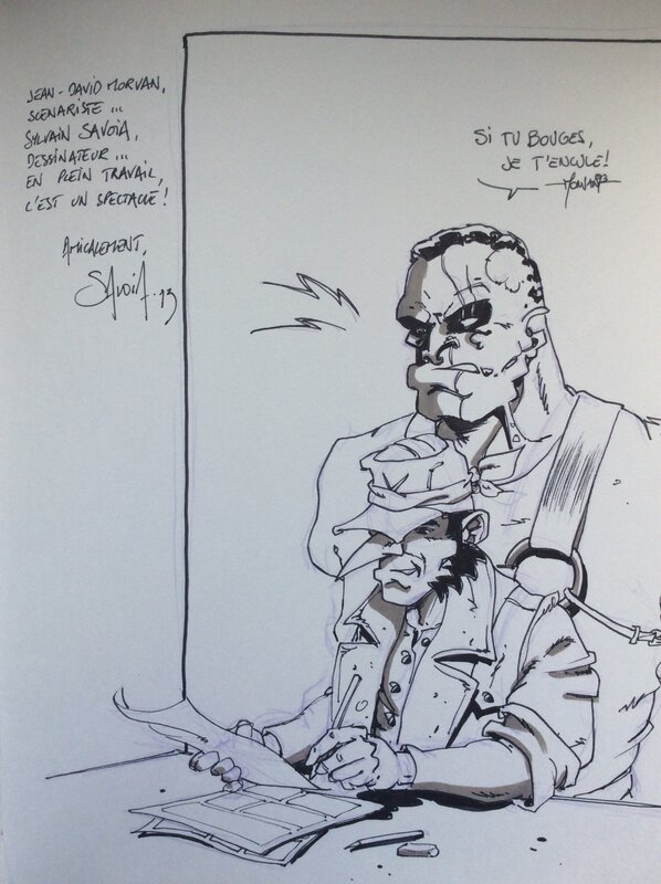 Autoportraits by Sylvain Savoia, Jean-David Morvan - Sketch