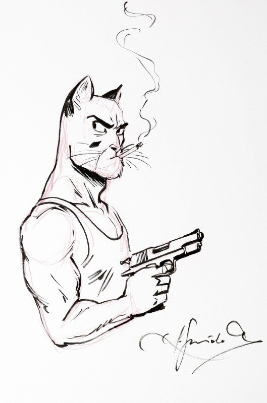 Blacksad - Guarnido - Dédicace