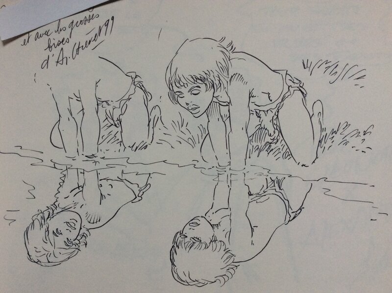 Petits Rahan by André Chéret - Sketch