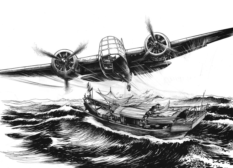 Bristol Blenheim par Thomas Du Caju - Planche originale