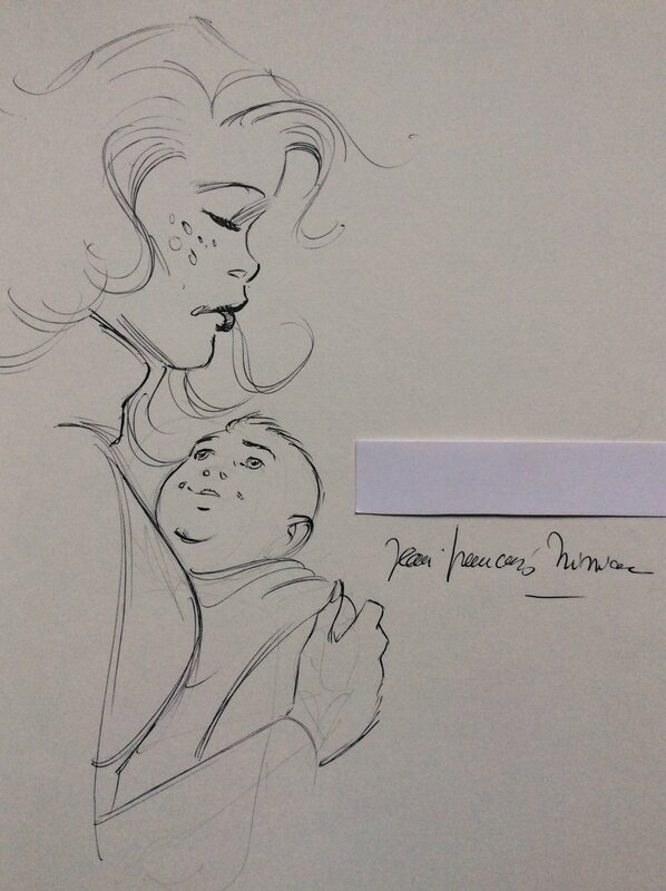 Maman et bébé par Jean-François Miniac - Dédicace