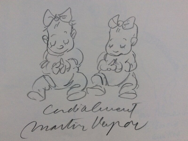Deux bébés by Martin Veyron - Sketch